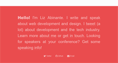 Desktop Screenshot of lizabinante.com